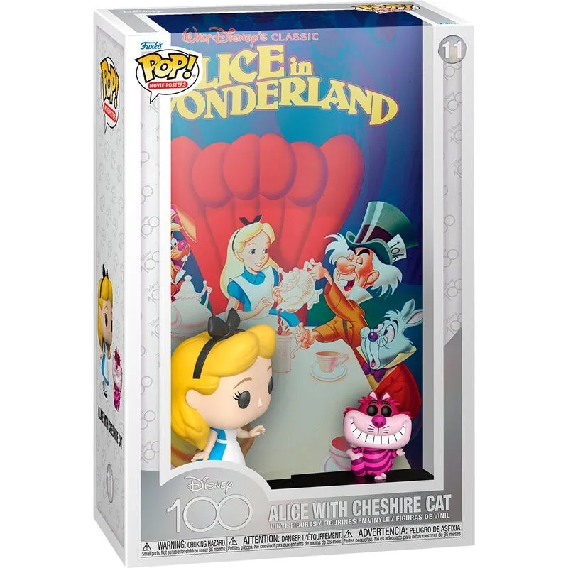Funko POP Movie Poster Disney 100th Aniversario Alicia en el Pais de las Maravillas - Imagen 2