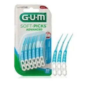 GUM® SOFT-PICKS® ADVANCED TALLA S 30 UDS